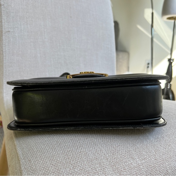 RARE Vintage CELINE Triomphe Boxcalf Shoulder Bag / CELINE Triomphe Bag - Picture 6 of 12